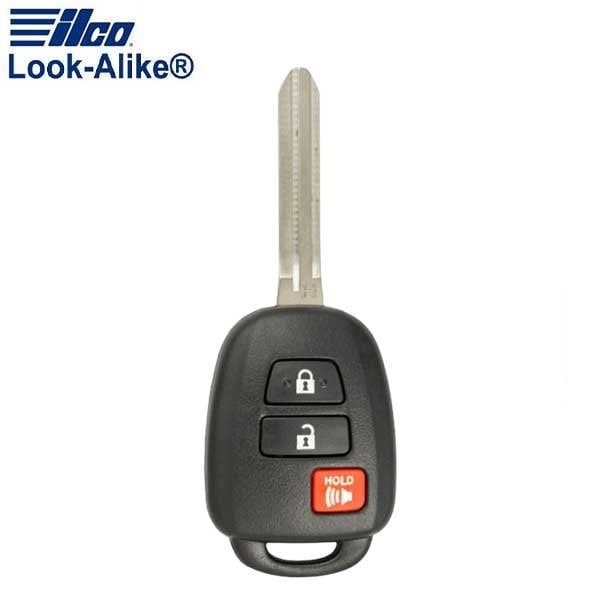 LAL RHK-TOY-3BH TOYOTA 3 BUTTON REMOTE HEAD KEY